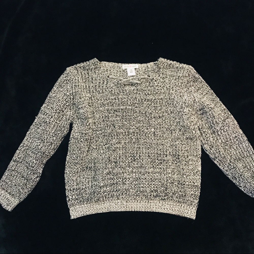 Gray Woven Sweater